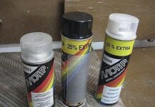 Pintura en espray - Reparando fibras