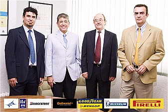 Jose Luis Rodríguez, Enrique Pons, Julio Tejedor y Luis Rivas Sánchez