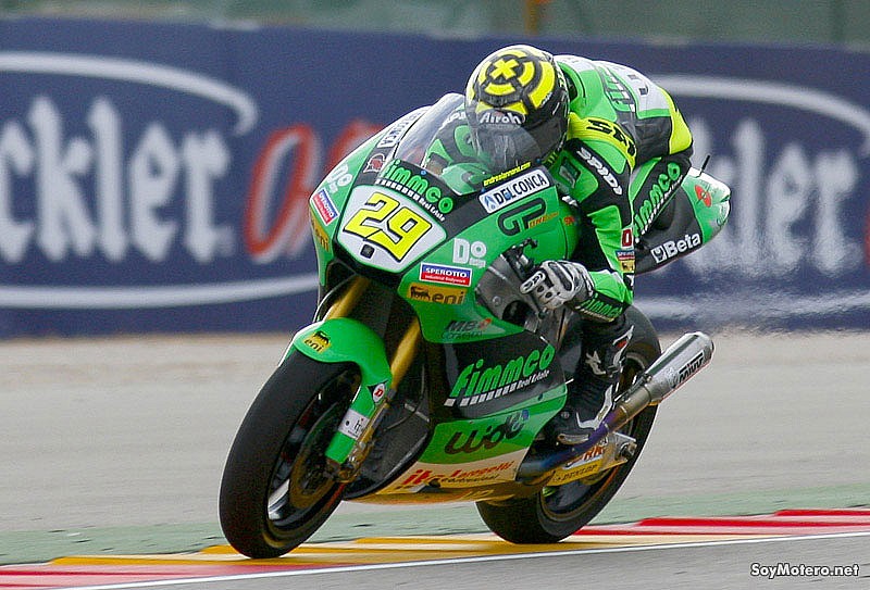 Andrea Iannone - líder terceros libres GP Aragón, MotorLand 2010