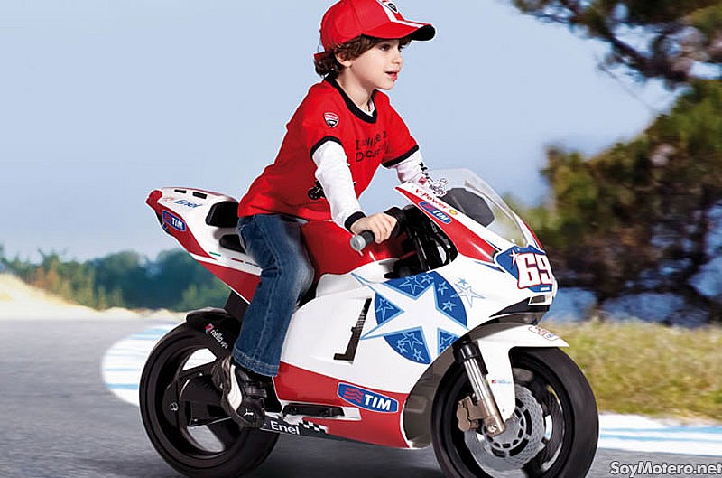 Replica de juguete de la Ducati Nicky Hayden para niños