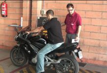 Comprobación de freno trasero en la Inspección Técnica de Vehículos