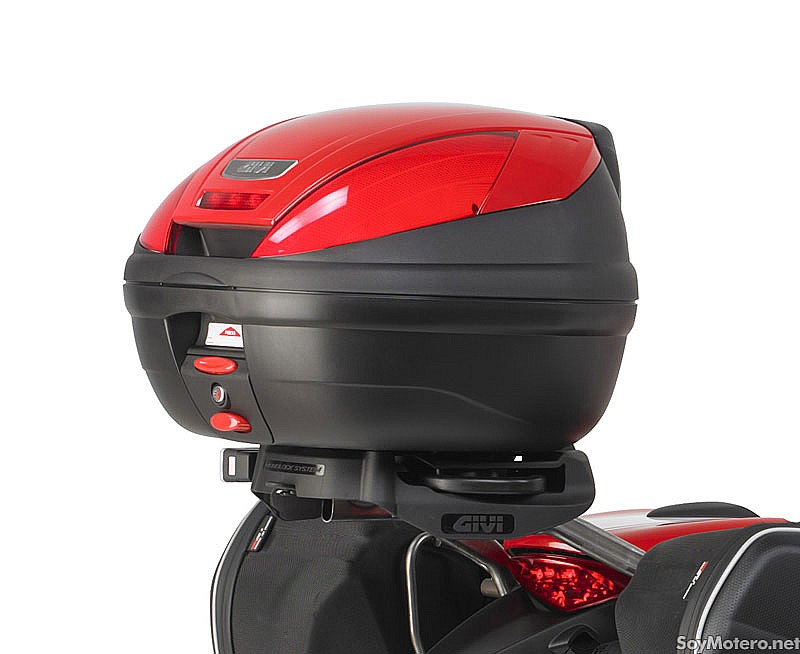 Baúl Givi E370 para la Ducati Monster 1100 Evo