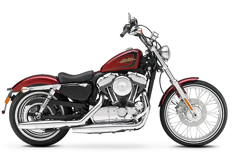 Harley-Davidson XL 1200V Seventy-Two color Ember Red Sunglo