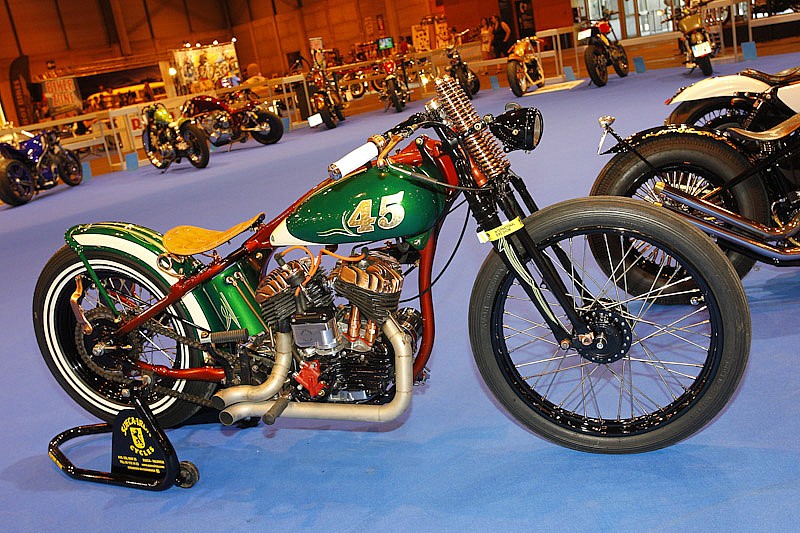 Mulafest: premio en la categoría Harley para esta Flat Power de Sueca-Iron