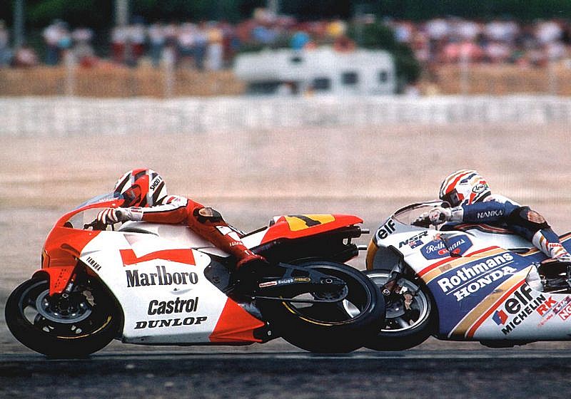 El pique de Doohan y Rainey en el GP de Catalunya de 1992 fue de los buenos