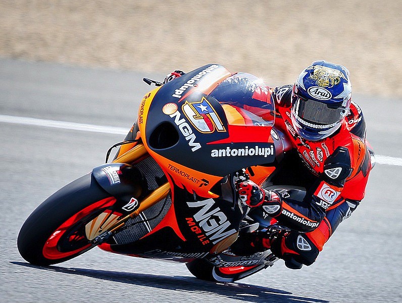 El pasado año Edwards corrió en MotoGP con la CRT de FTR-Kawasaki.