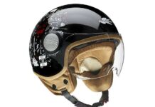 Perfil casco Kappa KV8 Tattoo en negro.