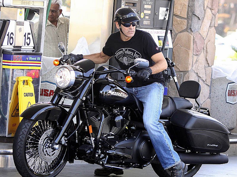 Superestrellas de Hollywood en moto