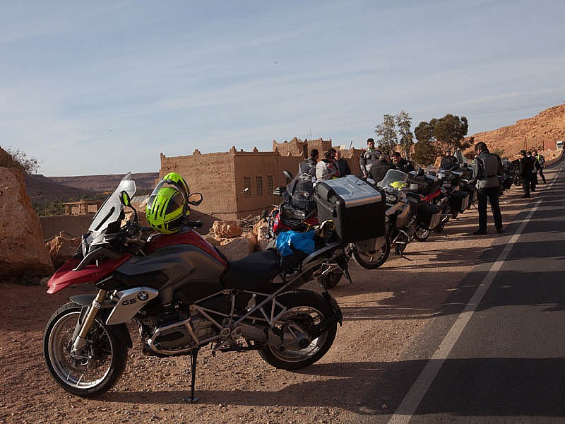 La expedicióna Marruecos está compuesto en su mayoría por BMW R1200GS