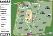 Plano de la acampada de Pingüinos 2017