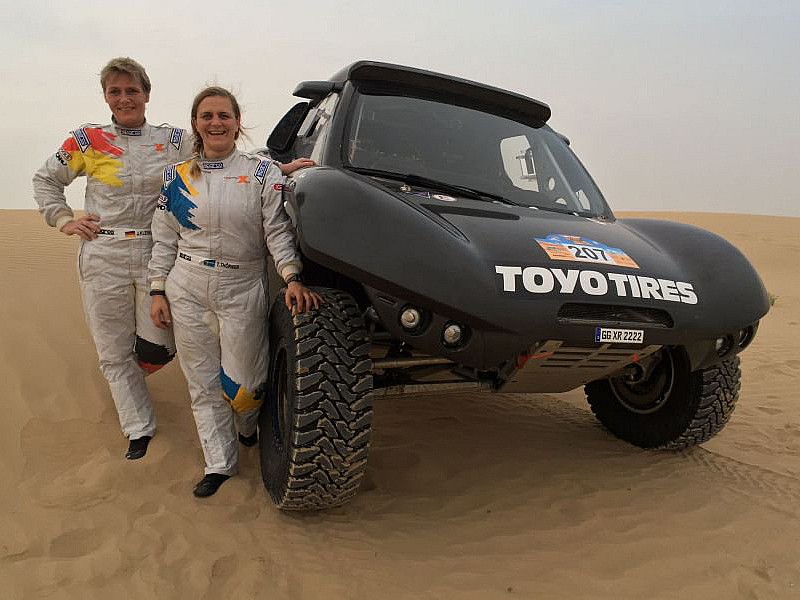 Jutta Kleinschmidt la única mujer que ha ganado el Rally Dakar