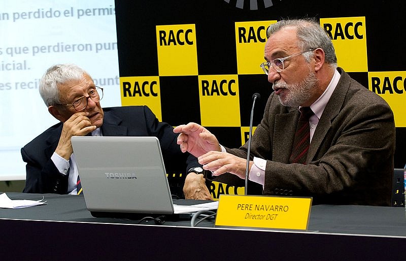 Pere Navarro en una presentación del RACC