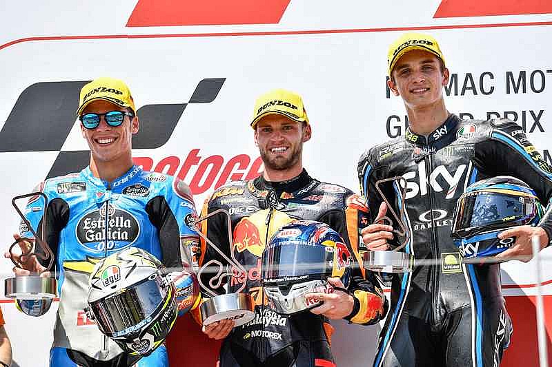 GP Alemania: podio Moto2