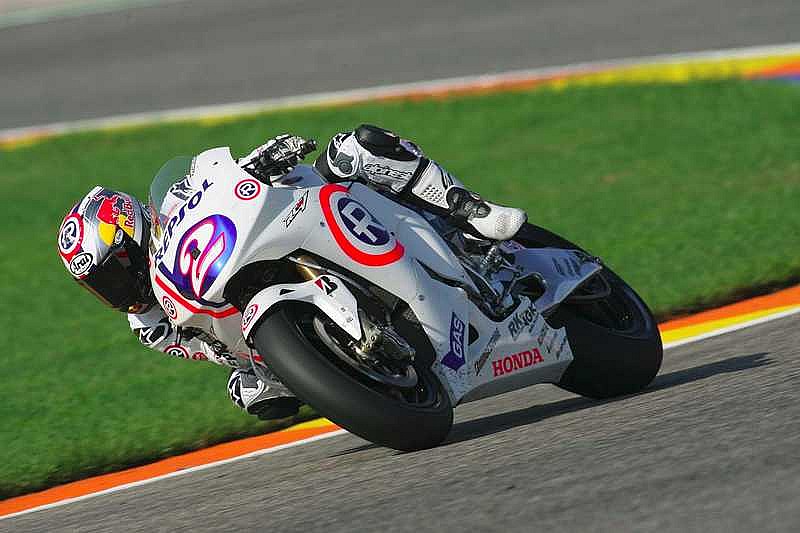Dani Pedrosa en 2008 ya con Bridgestone (GP Valencia)