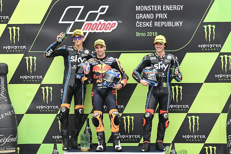 GP República Checa: podio Moto2