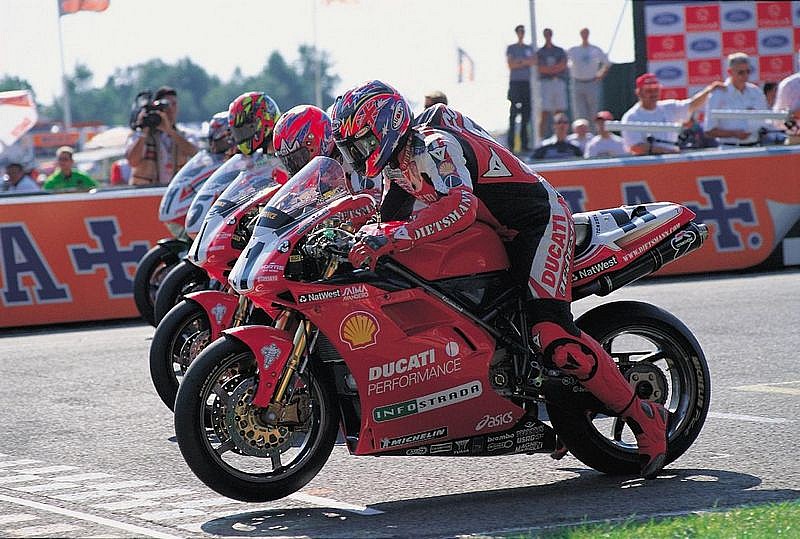 Ducati 916/996 SBK, Ben Bostrom y Carl Fogarty
