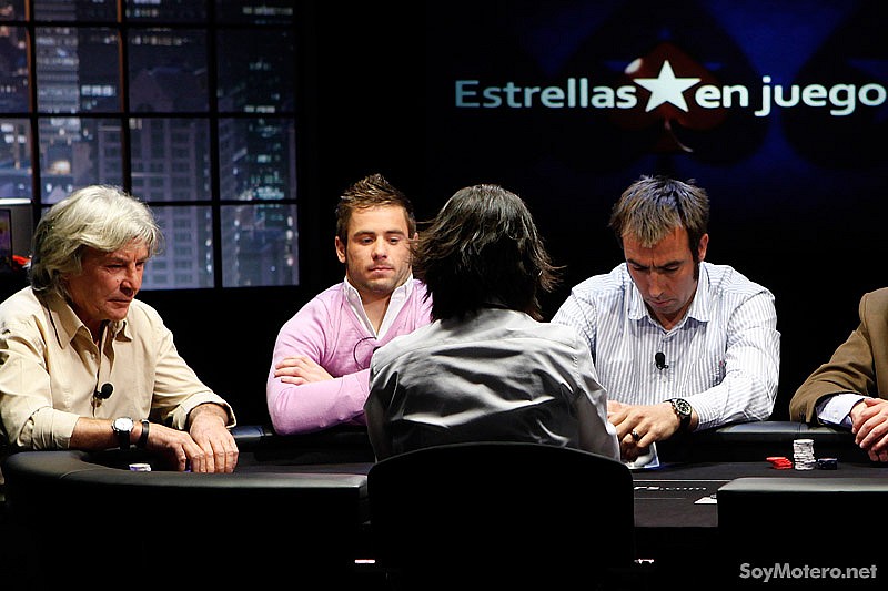 partida de poker Ángel Nieto, Álvaro Bautista y Nani Roma