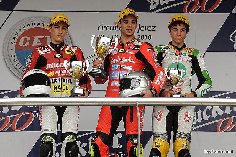 CEV Jerez junio 2010 - podium 125GP