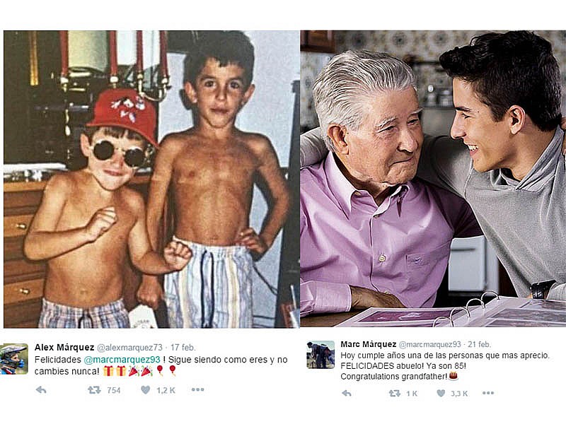 Twitter de Álex Márquez y Marc Márquez