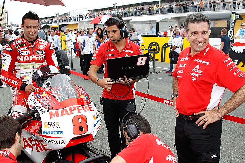 Héctor Barberá y Jorge Martínez 'Aspar', parrilla de salida Sachsenring 2011