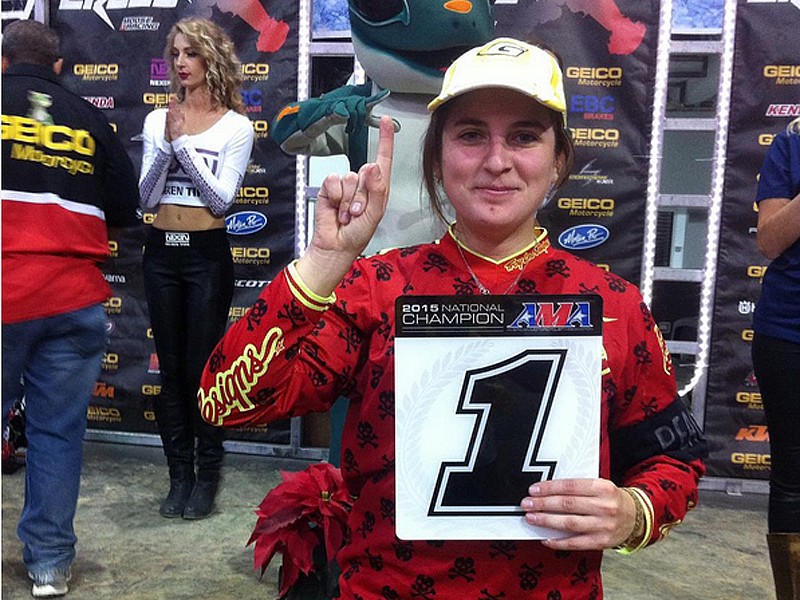 Sandra Gómez ya tiene el título del AMA Endurocross.