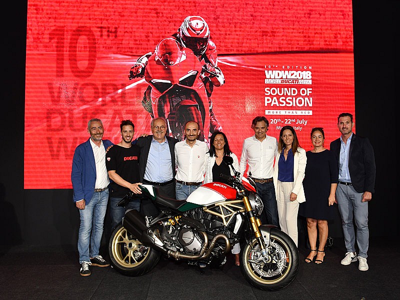 Presentación oficial de la Ducati Monster 1200 Anniversario y de la WDW 2018