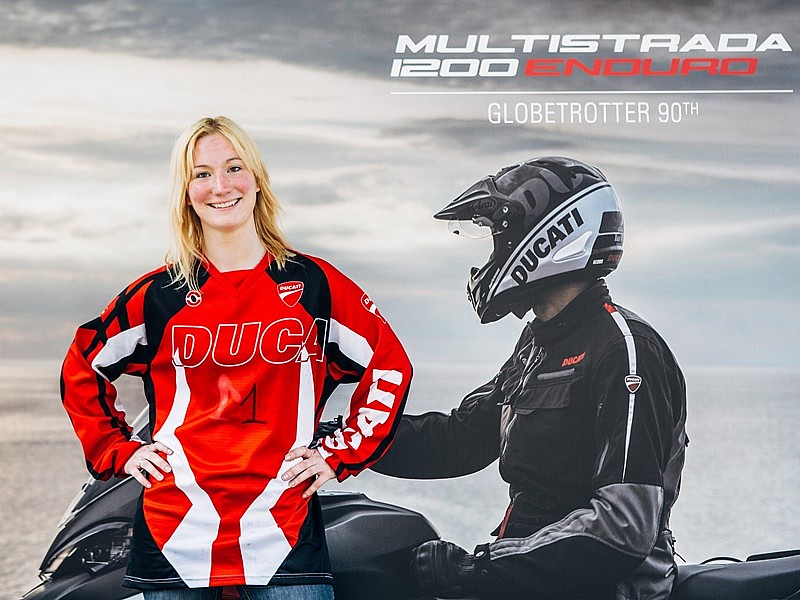 Jessica Leyne será la próxima en subirse a la Ducati