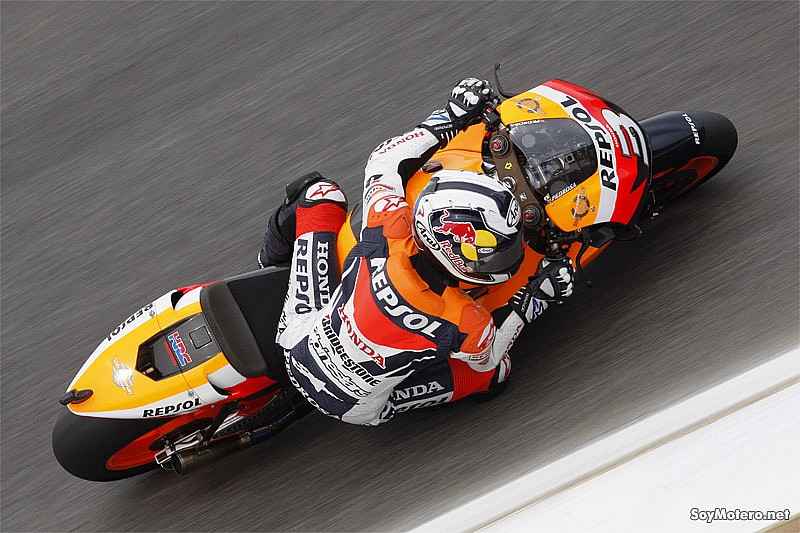 Dani Pedrosa - primeros libres GP Portugal 2009, Estoril