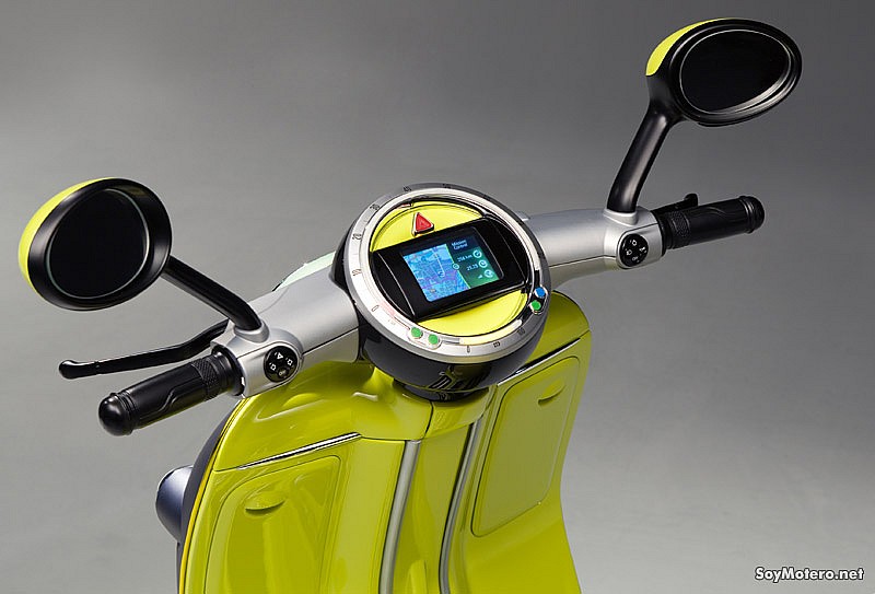 Mini Scooter E Concept - tablier con iPhone integrado