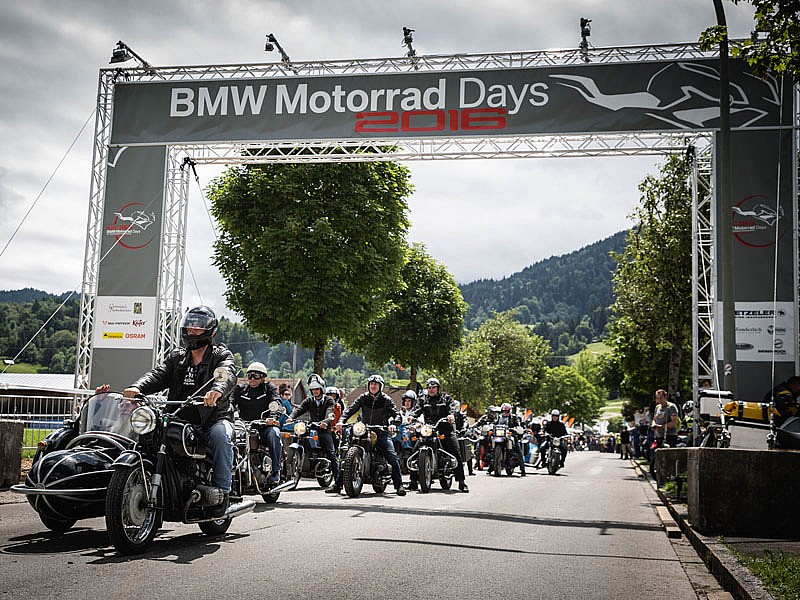 Entrada principal al BMW Motorrad Days Garmisch 2016