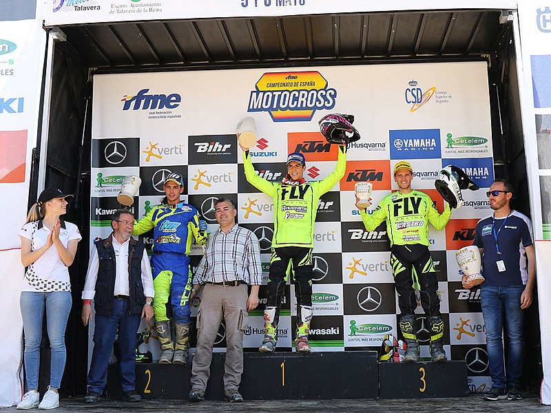 Larrañaga domina de principio a fin la cuarta ronda del Campeonato de España de MX