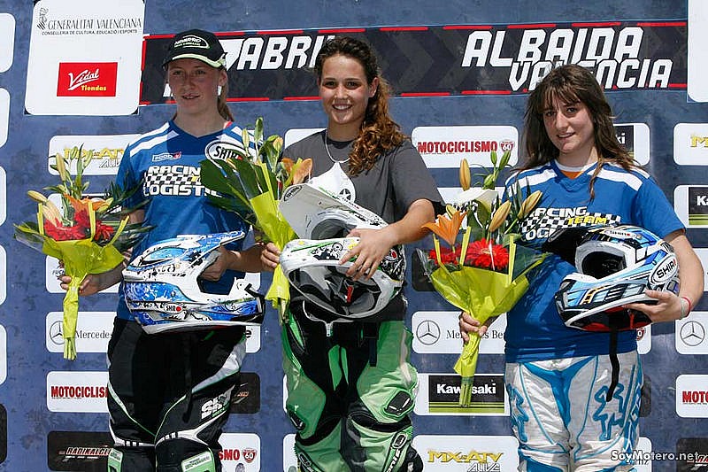 MX Élite 2011 La Vega, en Albaida: podio Féminas