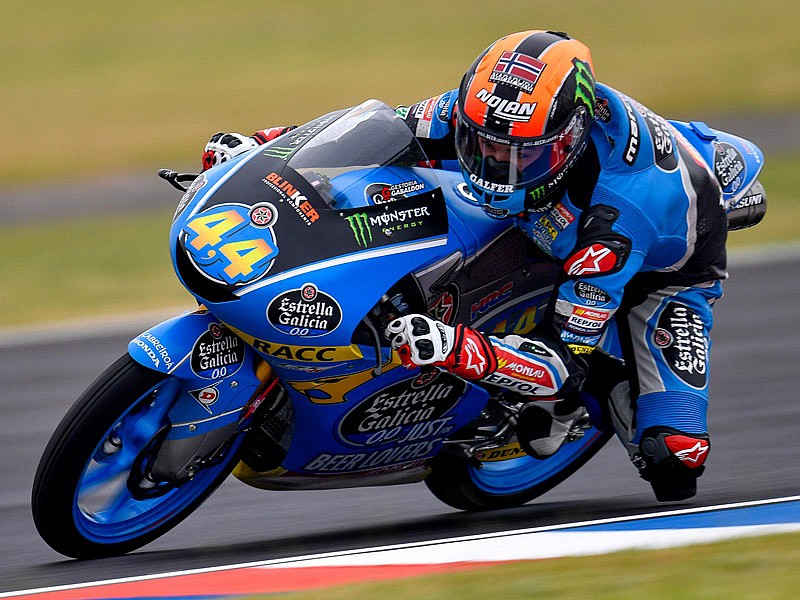 Aron Canet, segundo en el GP de Argentina de Moto3 2018