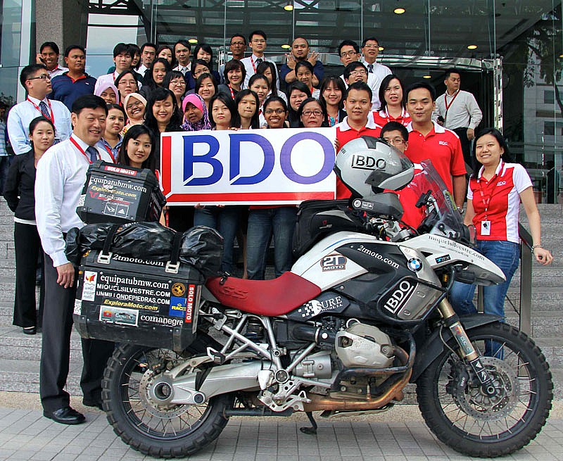 Miquel Silvestre en la sede de BDO de Kuala Lumpur, Malasia