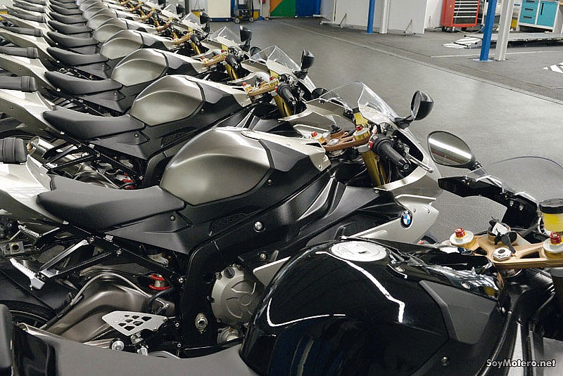 unidades de S 1000 RR en la factoría BMW Motorrad de Berlín