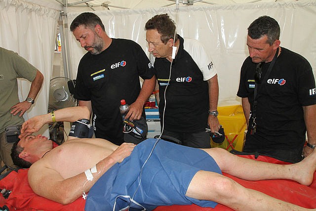 David Casteu - herido en el Dakar 2010