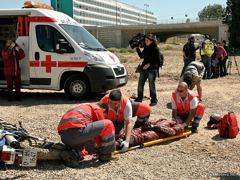 e-call - simulación asistencia motorista