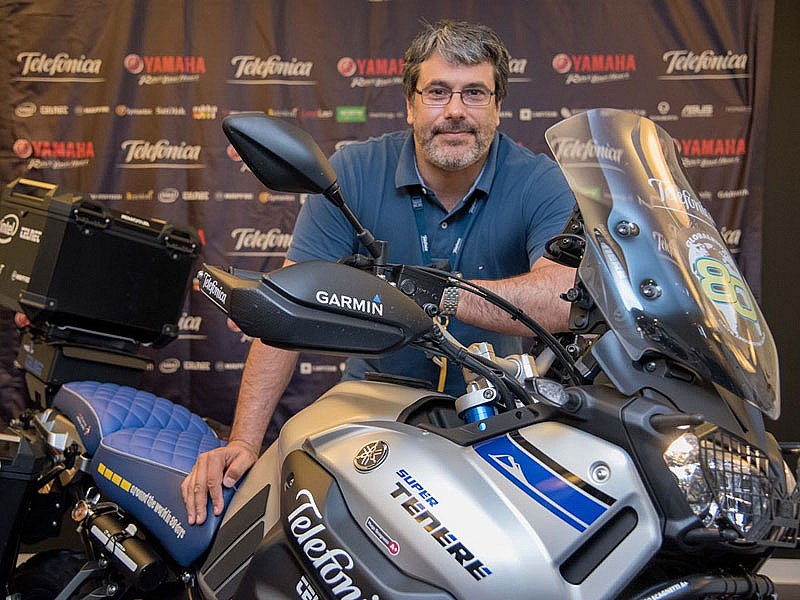 Hugo Scagnetti y su Yamaha Super Ténéré Globalrider