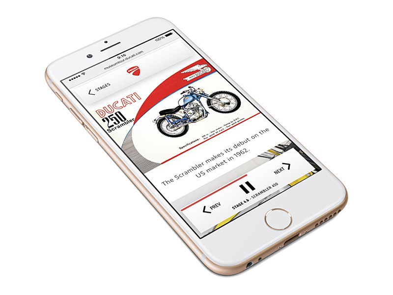 La nueva aplicación del Museo Ducati ya está aquí