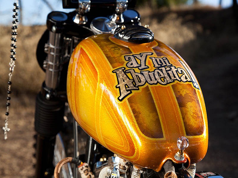 La Harley de JP Choppers está inspirada en la abuela de su creador