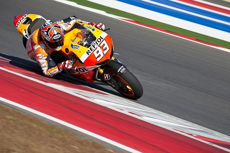 Marc Márquez, el más rápido el primer día en los test privados de MotoGP en Texas