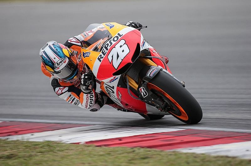 Dani Pedrosa lideró los tres días d eentrenamientos de pretemporada de MotoGP en Sepang 2013