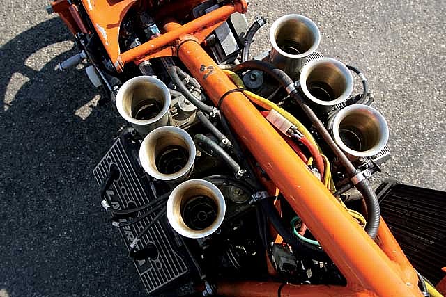 Así es el motor V6 de la Laverda 1000 de 1978
