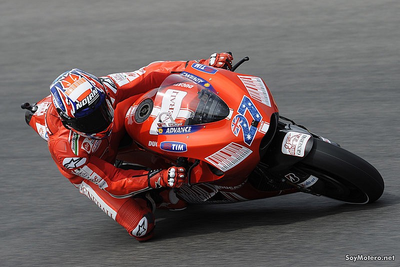 Casey Stoner - GP de Portugal 2009, Estoril. Primeros libres
