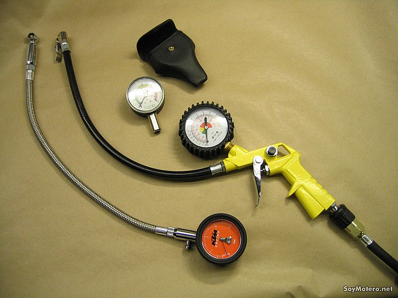 La presión los neumáticos y los manómetros (I)