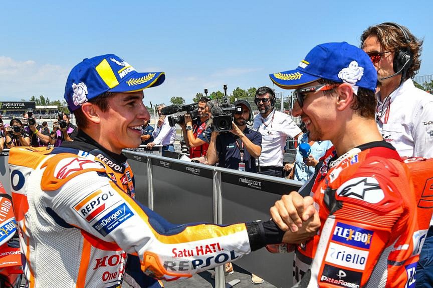 Lorenzo y Márquez vuelven a coincidir en un podio