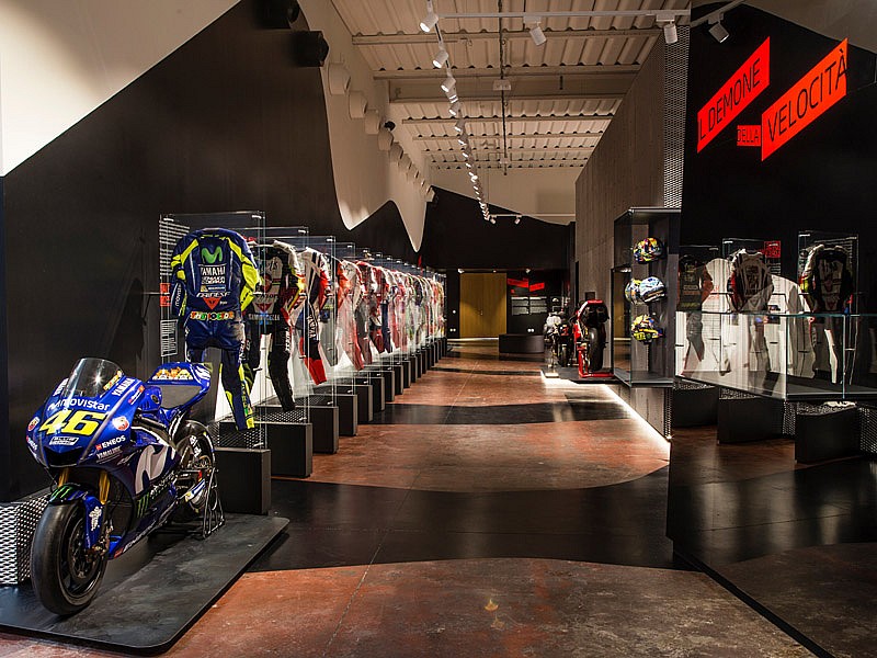 Salas MotoGP-SBK en el museo Dainese ARchivio