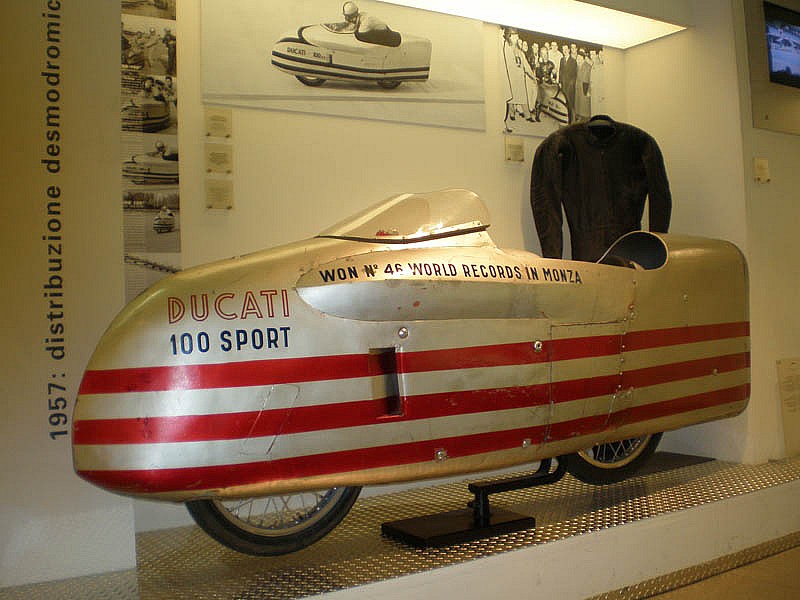 La Ducati Siluro estableció 46 récords mundiales de velocidad en 1956
