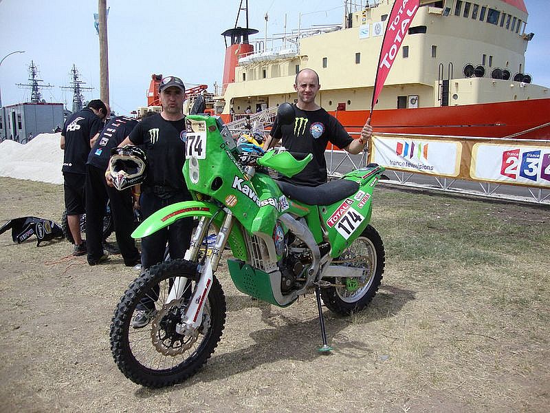 Paco Martínez (Kawasaki) afrontará el Dakar en 2013 por segundo año consecutivo.