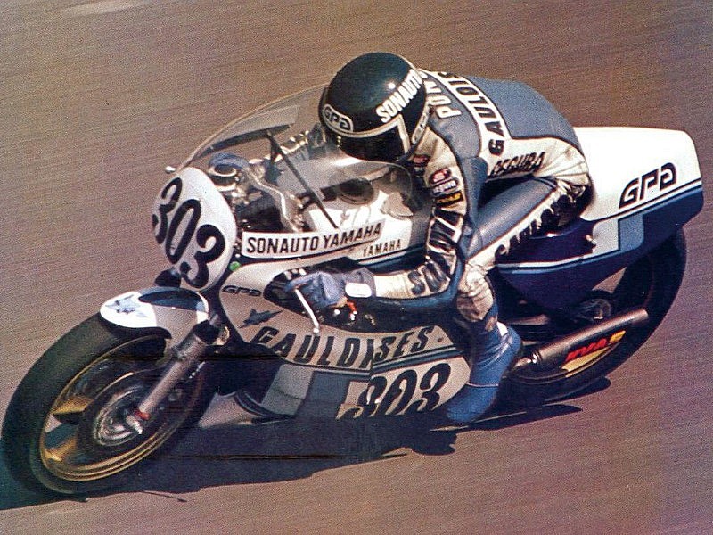 Patrick Pons, la primera estrella francesa del motociclismo.